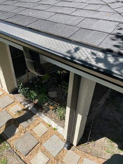 gutter leaf guard installation