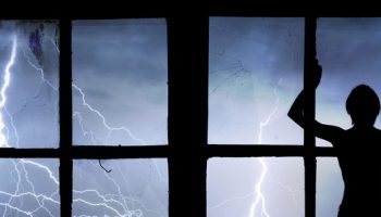 hurricane outside window