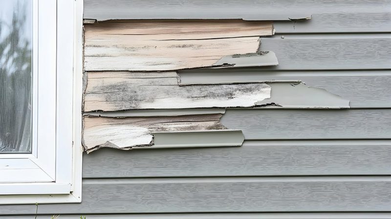 damaged siding