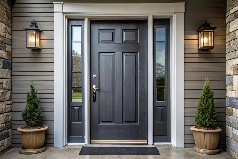 fiberglass front door