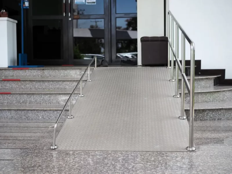 ADA metal ramp