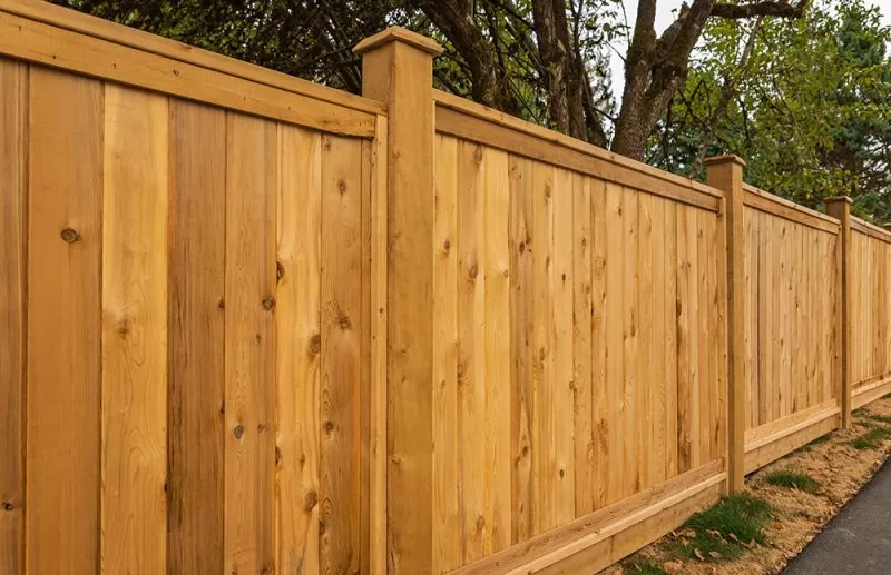 Fancy wooden fence