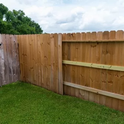 New Wooden Fence